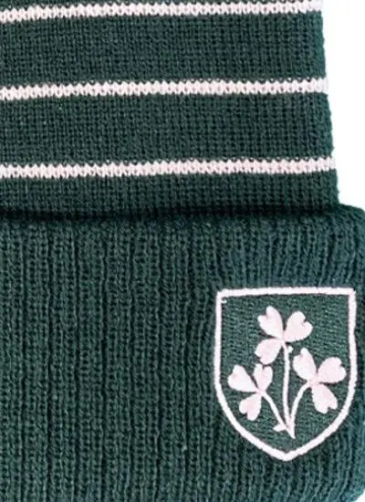 Striped Shamrock Crest Hat